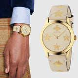 Gucci G Timeless White Dial White Leather Strap Watch For Women - YA1264096 Buy Now By Gucci
