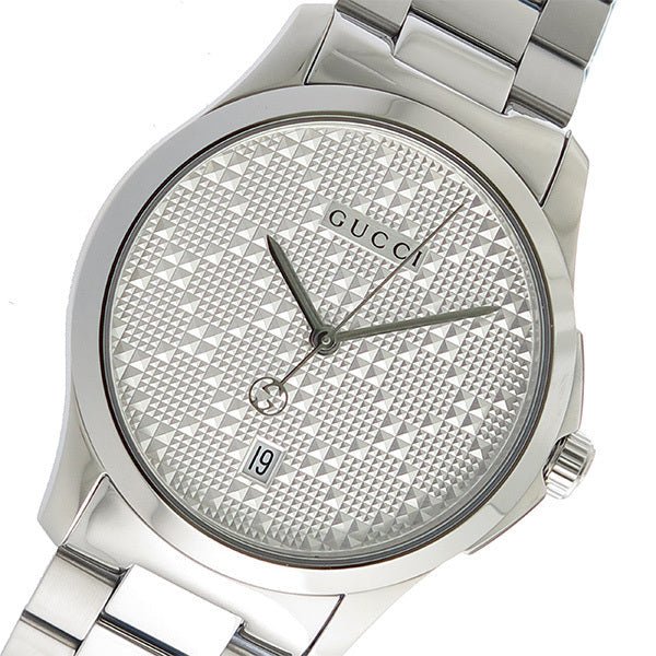 Gucci G Timeless Silver Dial Silver Steel Strap Watch For Women - YA126551 Buy Now By Gucci