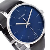 Calvin Klein High Noon Quartz Blue Dial Black Leather Strap Watch for Men - K8M211CN Buy Now By Calvin Klein