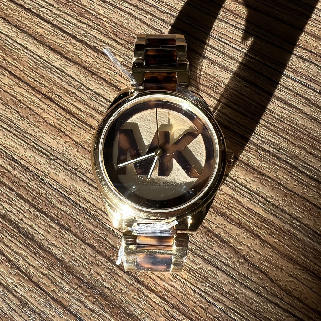 Michael Kors Janelle Three-Hand Gold Dial Two Tone Steel Strap Watch For Women - MK7136 Buy Now By Michael Kors