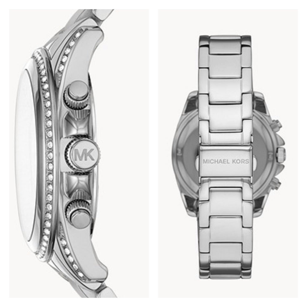 Michael Kors Brinkley Silver Dial with Diamonds Silver Steel Strap Watch for Women - MK5083 Buy Now By Michael Kors