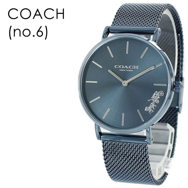 Coach Perry Blue Dial Blue Mesh Bracelet Watch for Women - 14503485 Buy Now By Coach