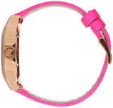 Marc Jacobs Henry Skeleton Pink Dial Pink Leather Strap Watch for Women - MBM1243 Buy Now By Marc Jacobs