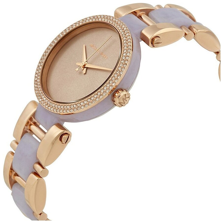 Michael Kors Delray Rose Gold Dial Two Tone Steel Strap Watch for Women - MK4319 Buy Now By Michael Kors