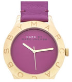 Marc Jacobs Blade Purple Dial Purple Leather Strap Watch for Women - MBM1203 Buy Now By Marc Jacobs
