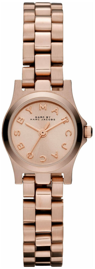 Marc Jacobs Dinky Rose Gold Dial Rose Gold Steel Strap Watch for Women - MBM3200 Buy Now By Marc Jacobs