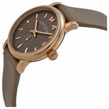 Marc Jacobs Baker Olive Dial Olive Leather Strap Watch for Women - MBM1330 Buy Now By Marc Jacobs