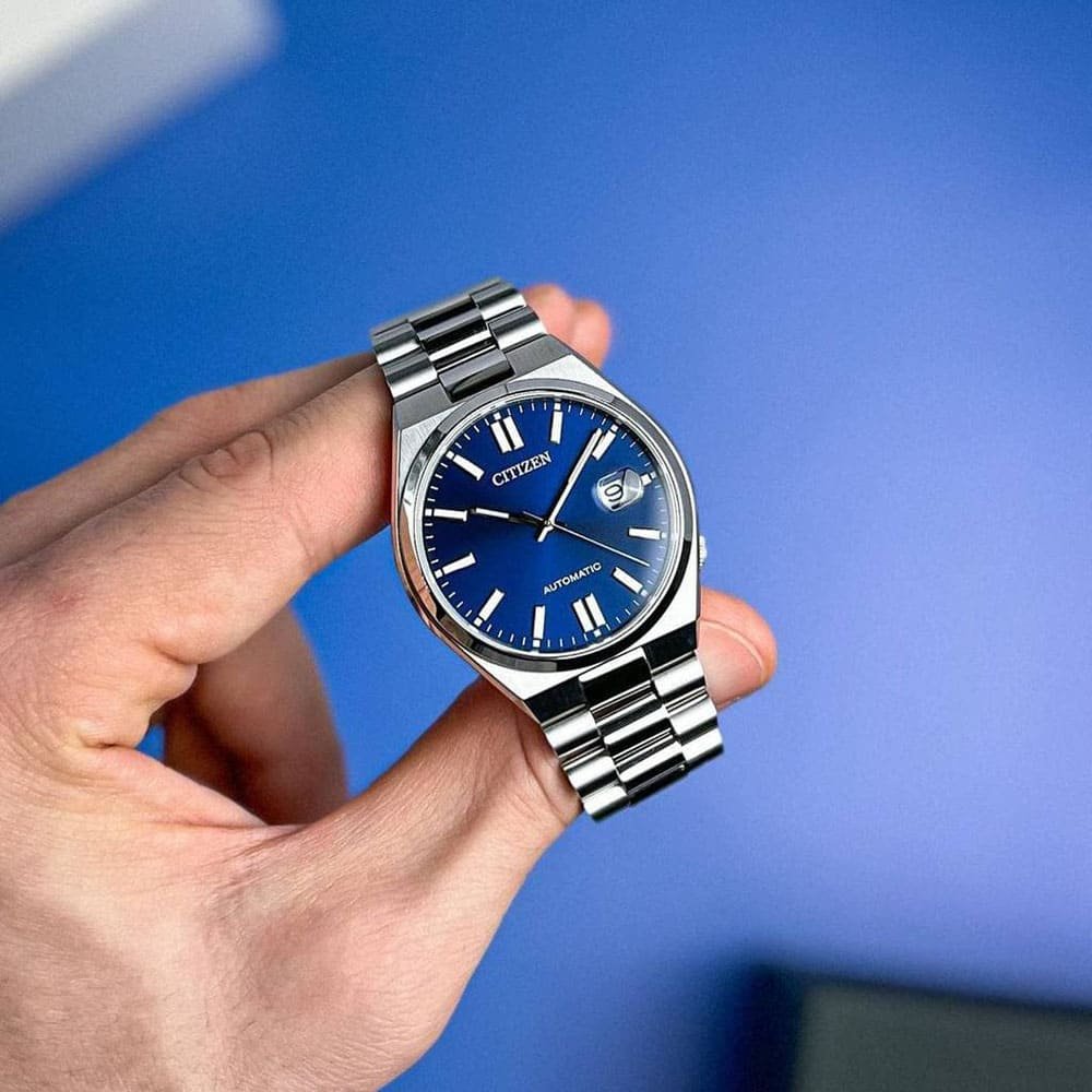 Citizen Tsuyosa Automatic Blue Dial Silver Steel Strap Watch For Men - NJ0150-81L Buy Now By Citizen