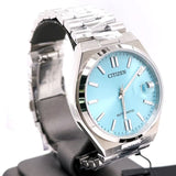 Citizen Tsuyosa Automatic Turquoise Dial Silver Steel Strap Watch For Men - NJ0151-88M Buy Now By Citizen