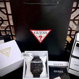 Guess Integrity Analog Black Dial Black Steel Strap Watch for Men - GW0631G2 Buy Now By Guess