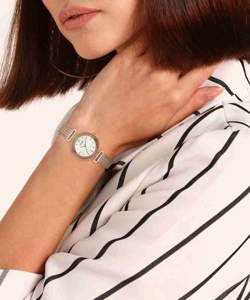 Guess Monroe Silver Dial Rose Gold Steel Strap Watch For Women - W1152L3 Buy Now By Guess