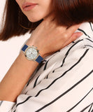 Guess Marina Multifunction White Dial Blue Rubber Strap Watch for Women - W1025L4 Buy Now By Guess