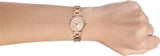Fossil Carlie Rose Gold Dial Rose Gold Steel Strap Watch for Women - ES4301 Buy Now By Fossil