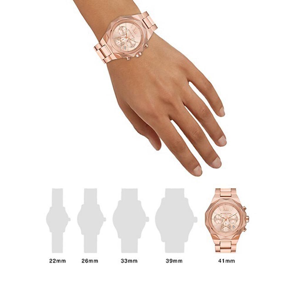 Michael Kors Raquel Analog Rose Gold Dial Rose Gold Steel Strap Watch For Women - MK4688 Buy Now By Michael Kors