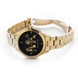 Michael Kors Runway Quartz Black Dial Gold Steel Strap Watch For Women - MK6682 Buy Now By Michael Kors