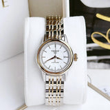 Tissot Carson Automatic Silver Dial Two Tone Steel Strap Watch For Women - T085.207.22.011.00 Buy Now By Tissot