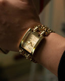 Guess Mod G Gold Dial Gold Steel Strap Watch for Women - GW0294L2 Buy Now By Guess