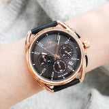 Maserati Trimarano Chronograph Black Dial Leather Strap Watch For Men - R8871632002 Buy Now By Maserati