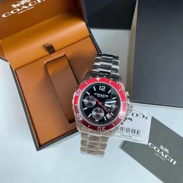 Coach Kent Black Dial Silver Steel Strap Watch for Men - 14602556 Buy Now By Coach