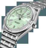 Breitling Chronomat Automatic 36 Diamonds Green Dial Two Tone Steel Strap Watch for Women - A10380591L1A1 Buy Now By Breitling