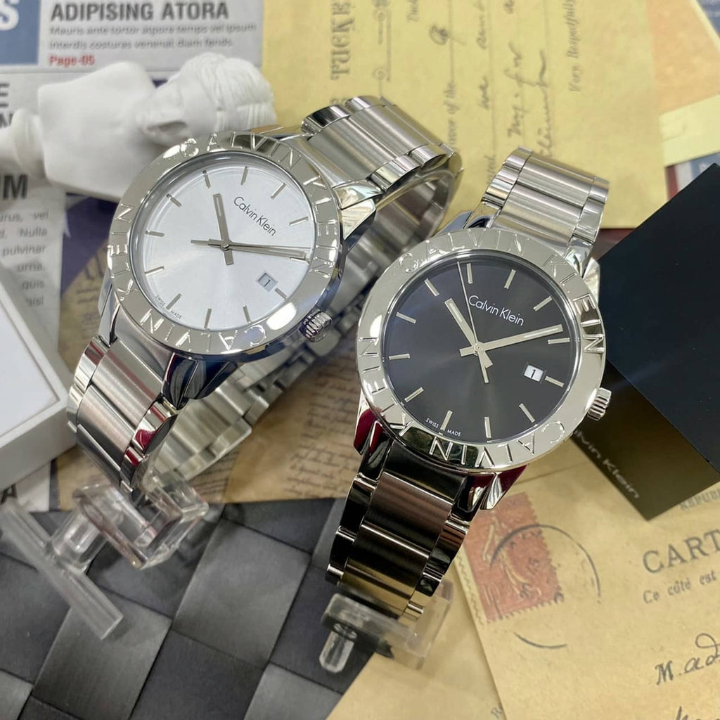 Calvin Klein Steady Silver Dial Silver Steel Strap Watch for Women - K7Q21146 Buy Now By Calvin Klein