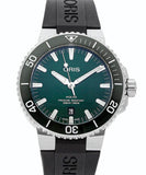 Oris Aquis Date Green Dial Black Rubber Strap Watch for Men - 0173377304157-0742464EB Buy Now By Oris