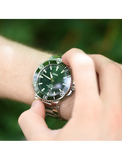 Oris Aquis Date Green Dial Silver Steel Strap Watch for Men - 0173377304157-0782405PEB Buy Now By Oris
