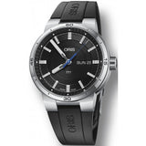 Oris TT1 Day Date Black Dial Black Rubber Strap Watch for Men - 0173577524154-0742406FC Buy Now By Oris