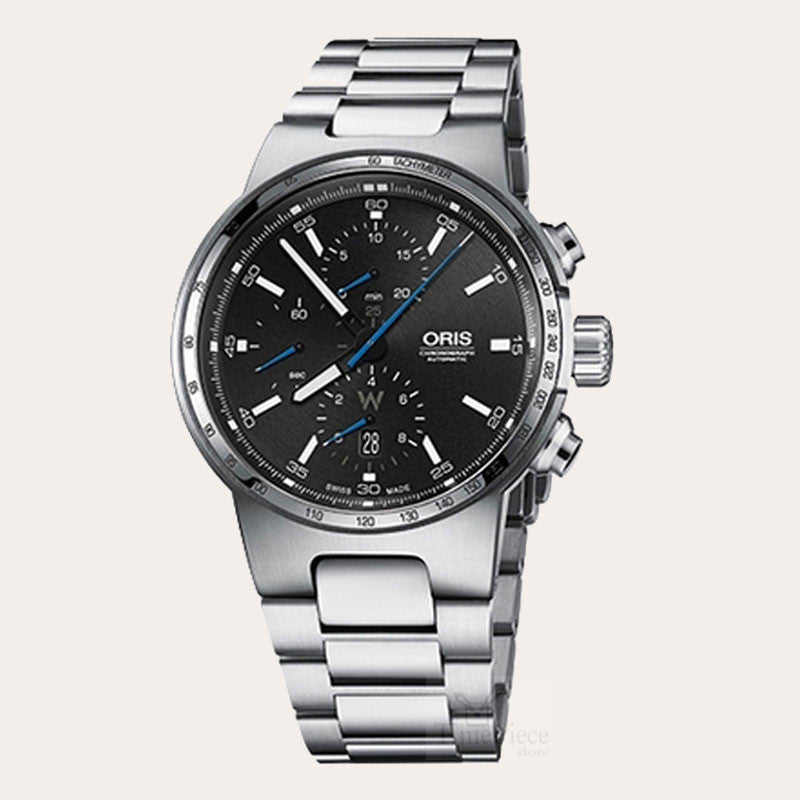 Oris Williams Day Date Black Dial Silver Steel Strap Watch for Men - 0173577404154-0782450S Buy Now By Oris