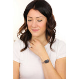 Daniel Wellington Quadro Melrose Black Dial Rose Gold Mesh Bracelet Watch For Women - DW00100432 Buy Now By Daniel Wellington