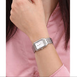 Fossil Raquel Three Hand Date White Dial Silver Steel Strap Watch for Women - ES5221 Buy Now By Fossil