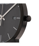 Calvin Klein City Quartz Black Dial Black Leather Strap Watch for Men - K2G2G4C1 Buy Now By Calvin Klein