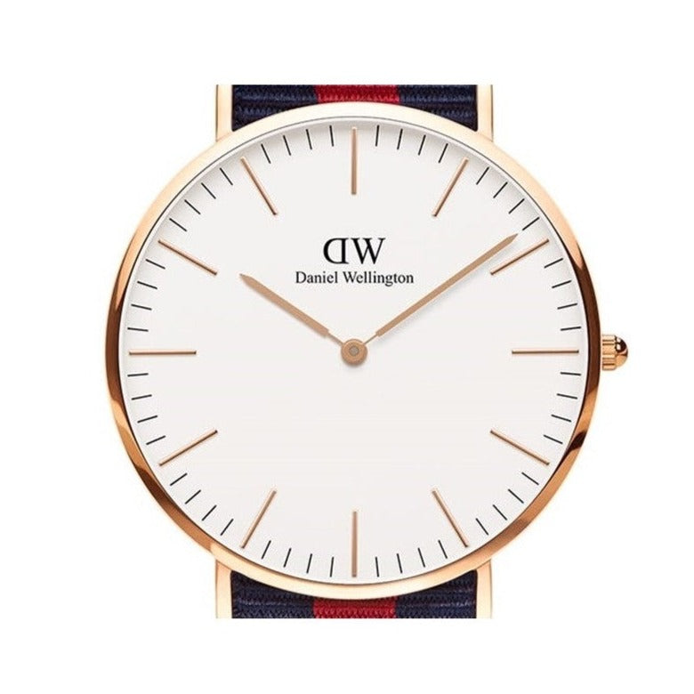 Daniel Wellington Classic Oxford White Dial Two Tone NATO Strap Watch For Men - DW00100001 Buy Now By Daniel Wellington