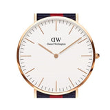 Daniel Wellington Classic Oxford White Dial Two Tone NATO Strap Watch For Men - DW00100001 Buy Now By Daniel Wellington