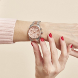 Michael Kors Lexington Chronograph Rose Gold Dial Two Tone Steel Strap Watch For Women - MK7219 Buy Now By Michael Kors