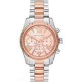Michael Kors Lexington Chronograph Rose Gold Dial Two Tone Steel Strap Watch For Women - MK7219 Buy Now By Michael Kors