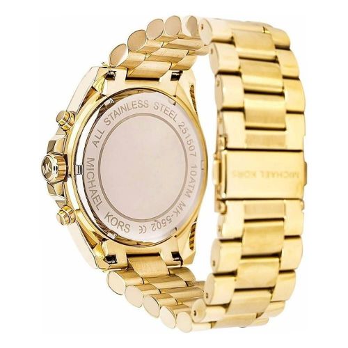 Michael Kors Bradshaw Brown Dial Gold Steel Strap Watch for Women - MK5502 Buy Now By Michael Kors