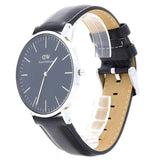 Daniel Wellington Classic Sheffield Black Dial Black Leather Strap Watch For Men - DW00100133 Buy Now By Daniel Wellington