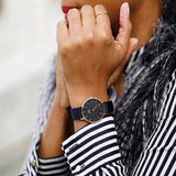 Daniel Wellington Petite Cornwall Black Dial Black Nylon Strap Watch for Women - DW00100247 Buy Now By Daniel Wellington