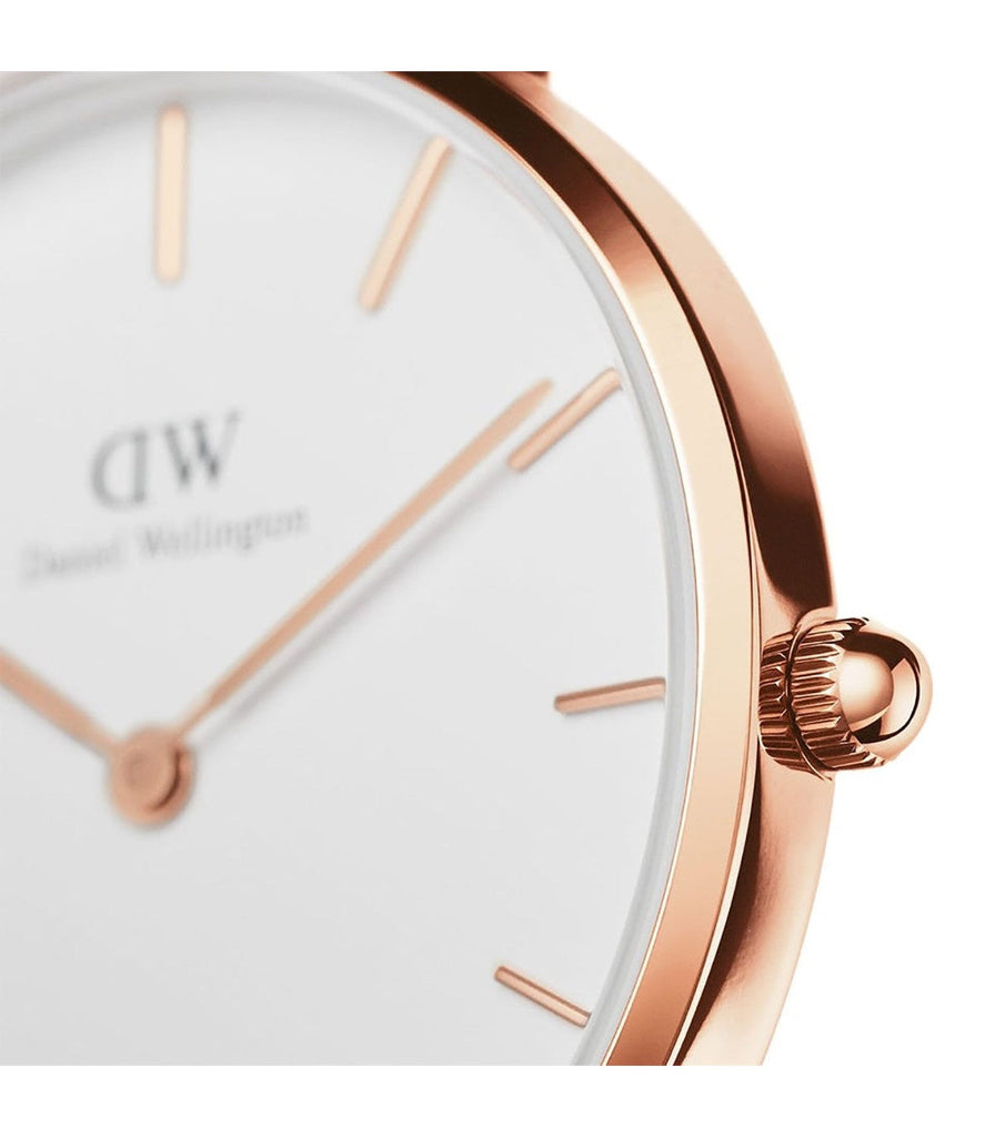 Daniel Wellington Classic Petite Cornwall White Dial Green NATO Strap Watch For Women - DW00100253 Buy Now By Daniel Wellington