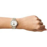 Fossil Jacqueline Moonphase Mother of Pearl Dial Gold Steel Strap Watch for Women - ES5167 Buy Now By Fossil