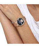 Michael Kors Lauryn Blue Dial Rose Gold Steel Strap Watch for Women - MK3723 Buy Now By Michael Kors