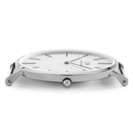 Daniel Wellington Classic Glasgow White Dial Two Tone NATO Strap Watch For Men - DW00100018 Buy Now By Daniel Wellington