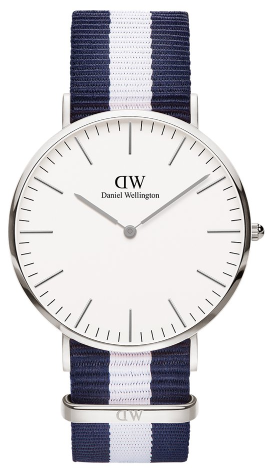 Daniel Wellington Classic Glasgow White Dial Two Tone NATO Strap Watch For Men - DW00100018 Buy Now By Daniel Wellington