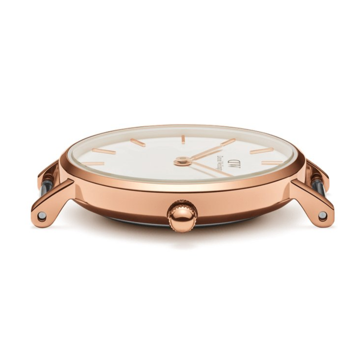 Daniel Wellington Petite White Dial White Leather Strap Watch For Women - DW00100249 Buy Now By Daniel Wellington