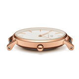 Daniel Wellington Petite White Dial White Leather Strap Watch For Women - DW00100249 Buy Now By Daniel Wellington