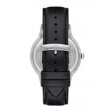 Emporio Armani Renato Analog Black Dial Black Leather Strap Watch For Men - AR8035 Buy Now By Emporio Armani