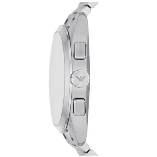 Emporio Armani Claudio Chronograph Blue Dial Silver Steel Strap Watch For Men - AR11541 Buy Now By Emporio Armani