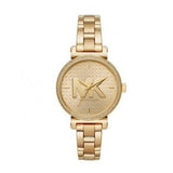 Michael Kors Sofie Quartz Gold Dial Gold Steel Strap Watch For Women - MK4334 Buy Now By Michael Kors