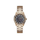 Guess Sparkler Diamonds Black Dial Rose Gold Steel Strap Watch for Women - GW0111L3 Buy Now By Guess